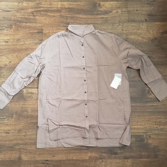 Free People Lakehouse Button-down Shirt Sz M - Picture 11 of 11